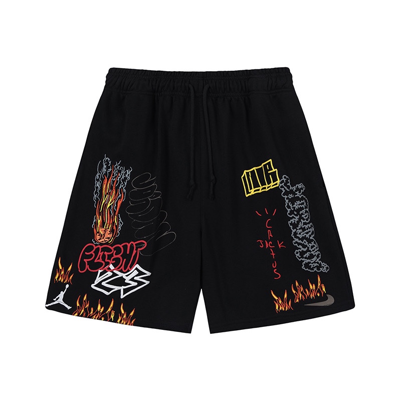 Travis Scott Cactus Jack x Air Jordan Shorts - DesignerGu