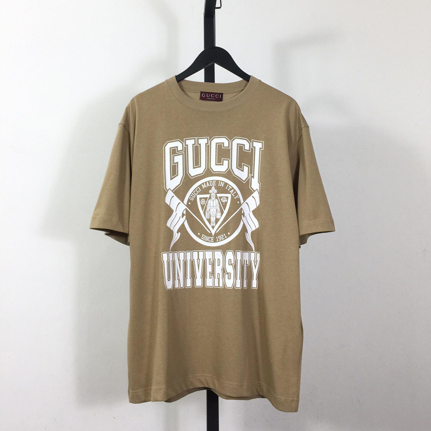 Gucci Cotton Jersey Printed T-shirt - DesignerGu