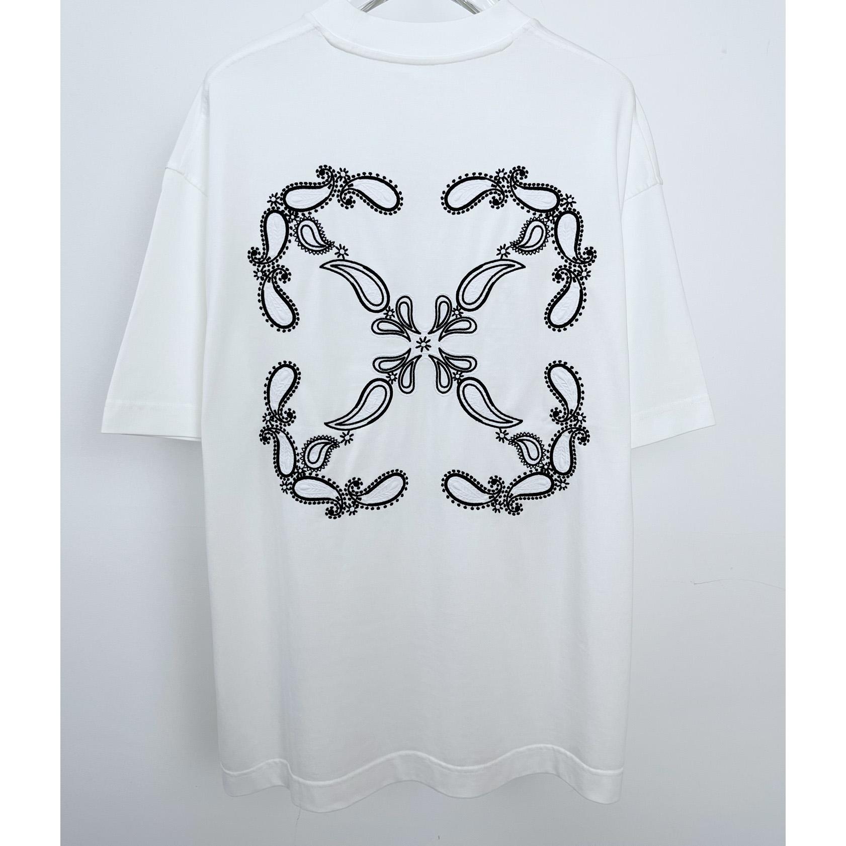 Off-White Cotton T-shirt - DesignerGu