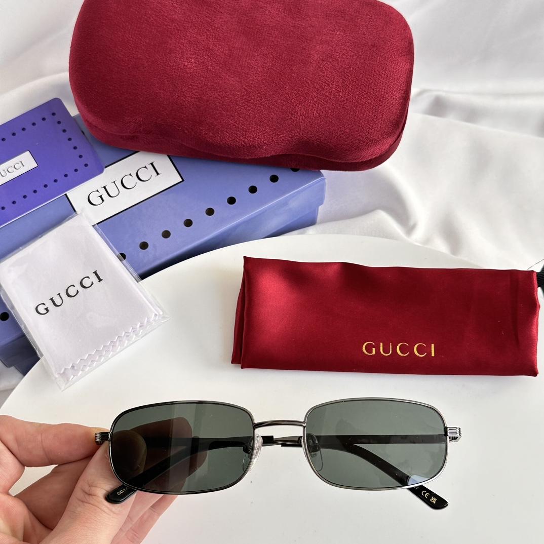 Gucci Rectangular Frame Sunglasses  GG1457S  - DesignerGu