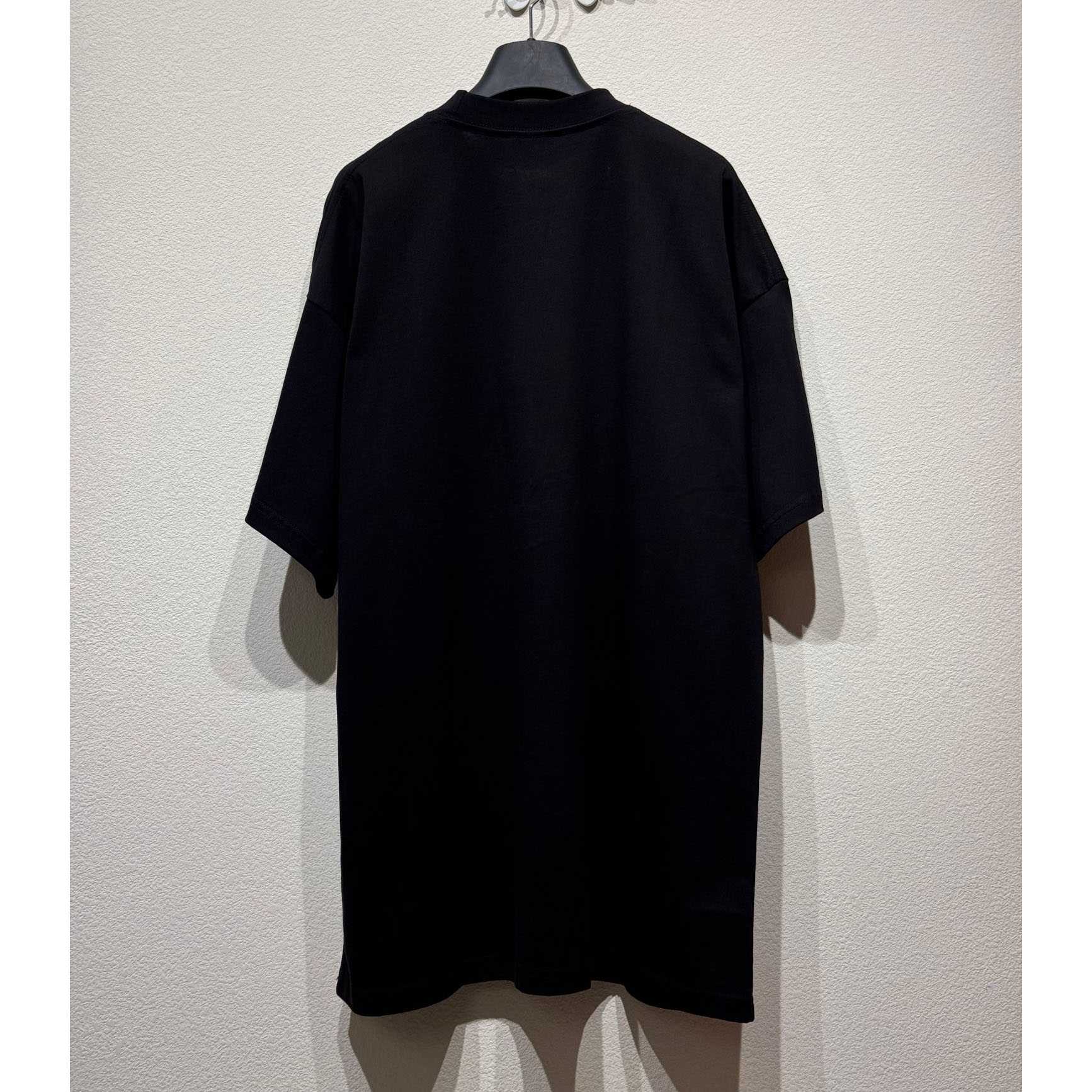 Balenciaga How Do You Feel? T-Shirt Medium Fit In Black - DesignerGu