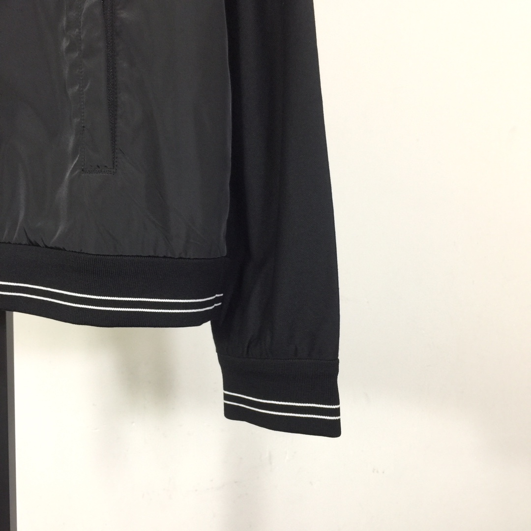 Prada Triangle-Logo Zipped Coat - DesignerGu