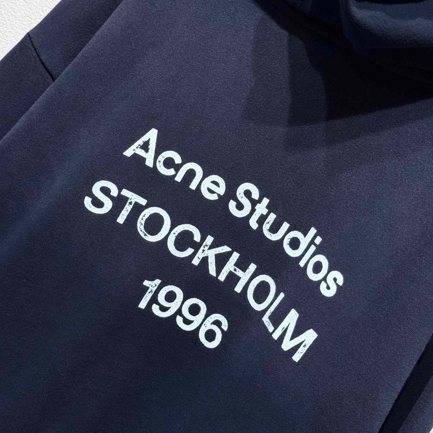 Acne Studios Logo Hooded Sweater - DesignerGu