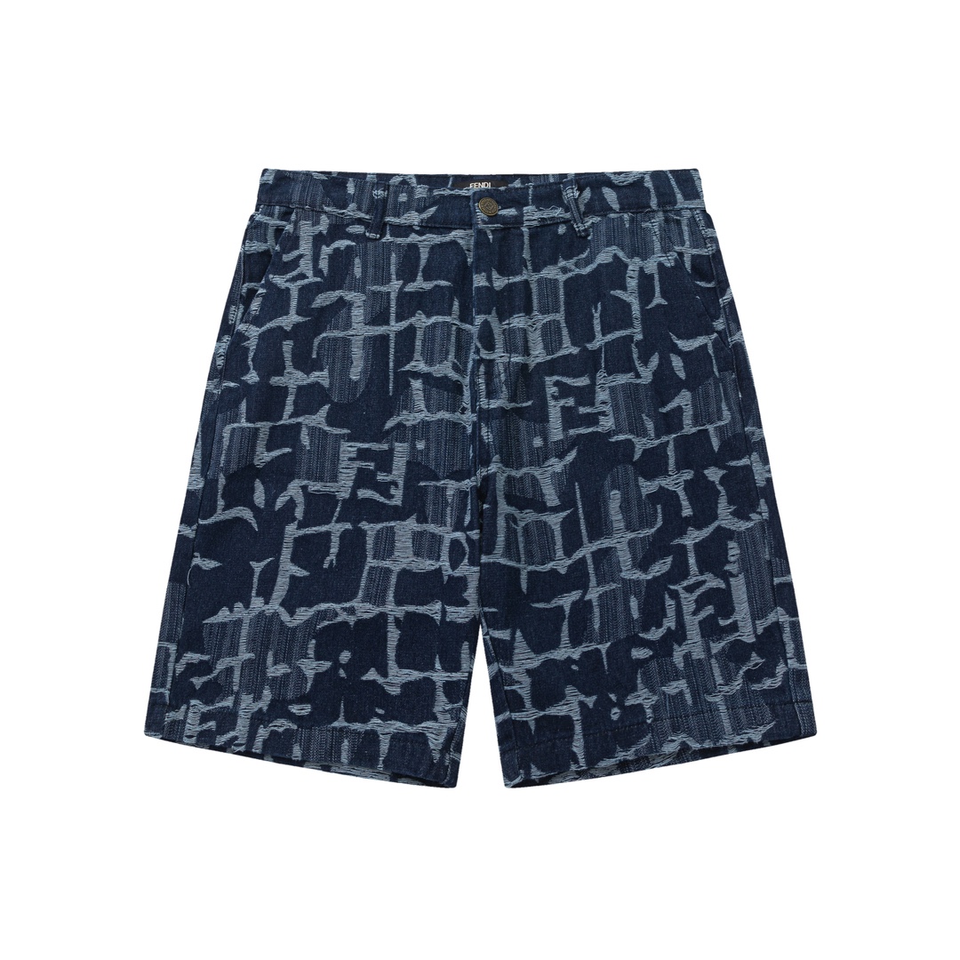 Fendi Short-Sleeved Shirt And Shorts - DesignerGu