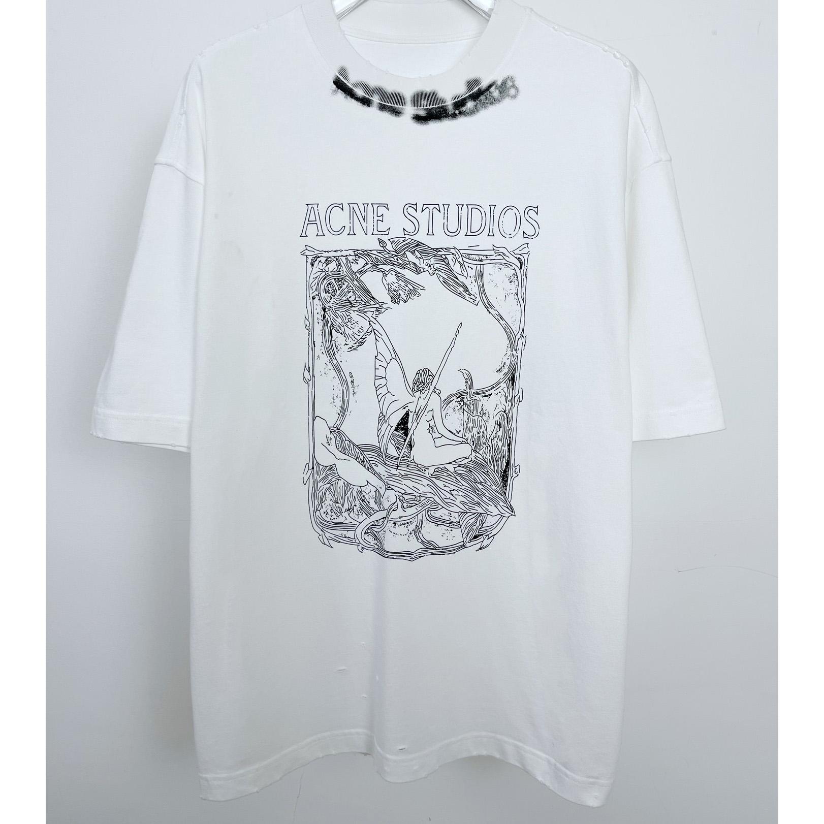 Acne Studios Cotton T-Shirt - DesignerGu