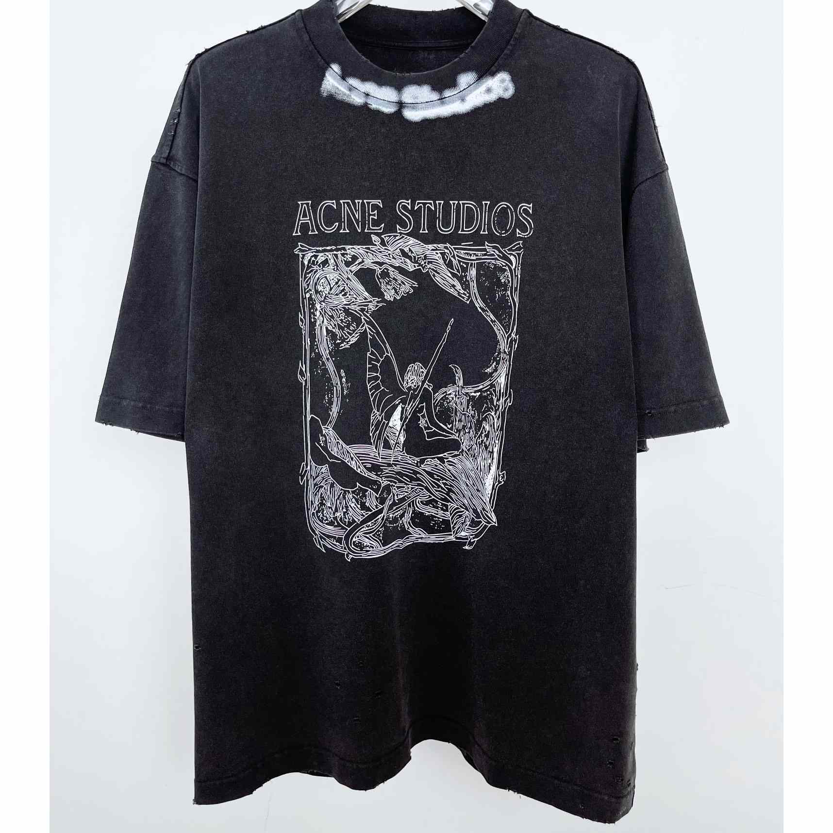 Acne Studios Cotton T-Shirt - DesignerGu