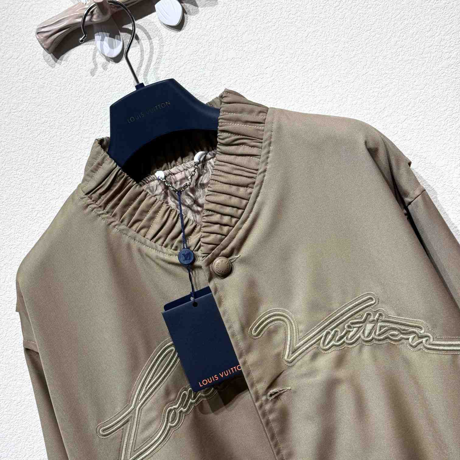 Louis Vuitton Embroidered Cotton Blend Bomber   1AFQE2 - DesignerGu