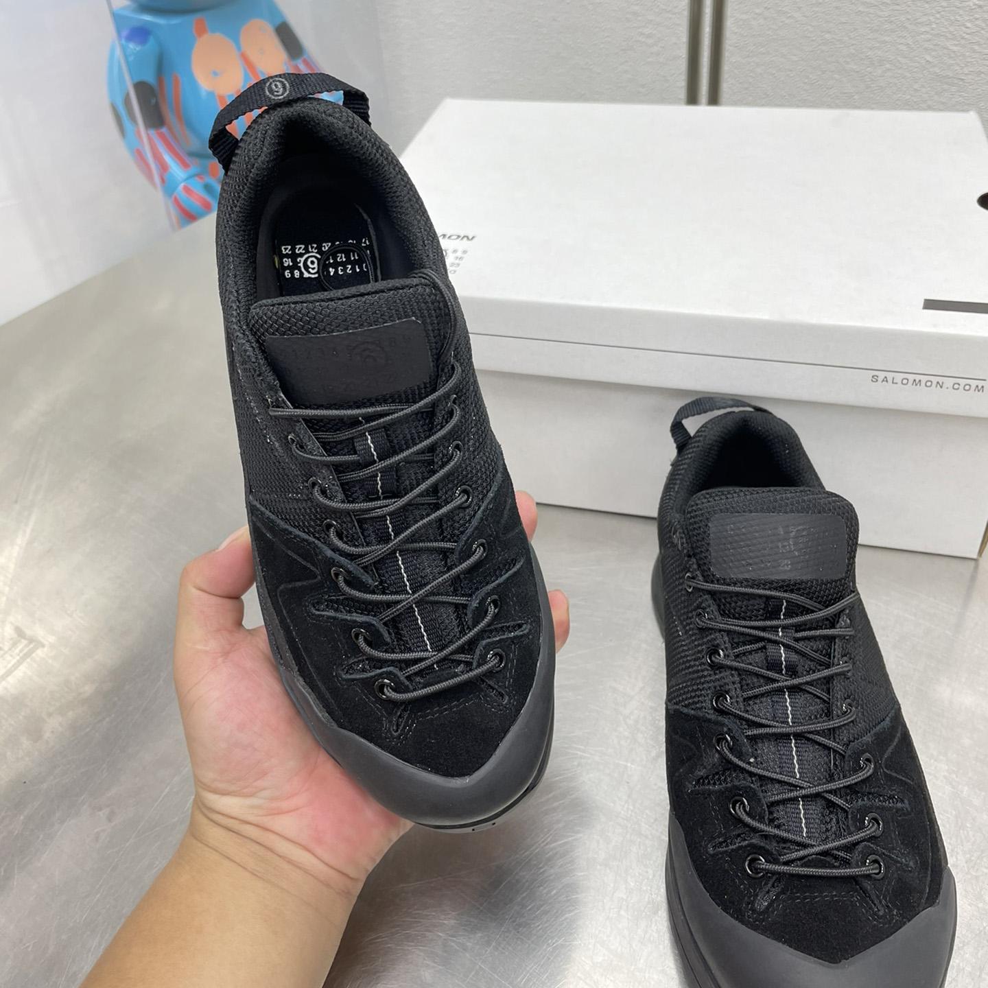 Maison Margiela Black Salomon Edition X-Alpages Sneakers - DesignerGu