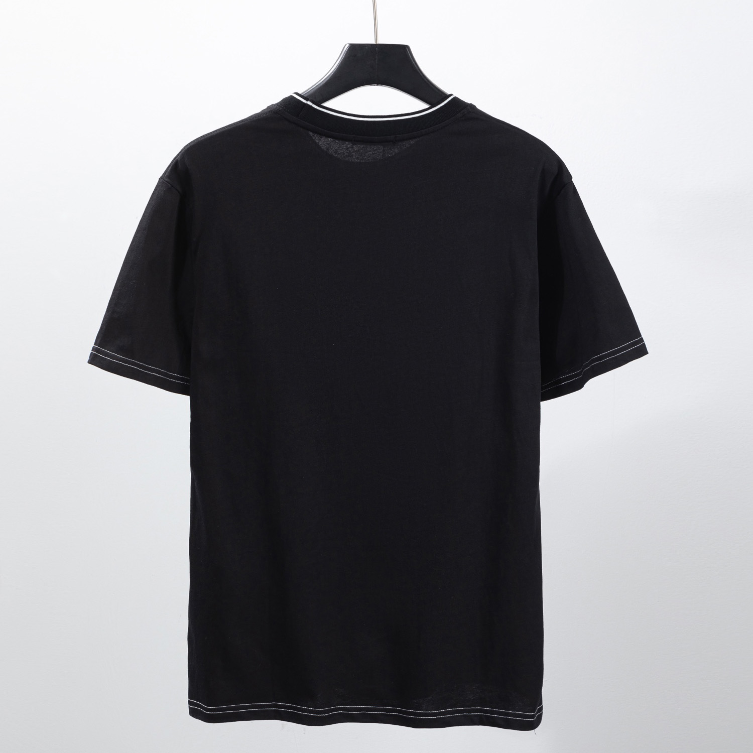 Prada Cotton T-shirt With Nylon Pocket - DesignerGu