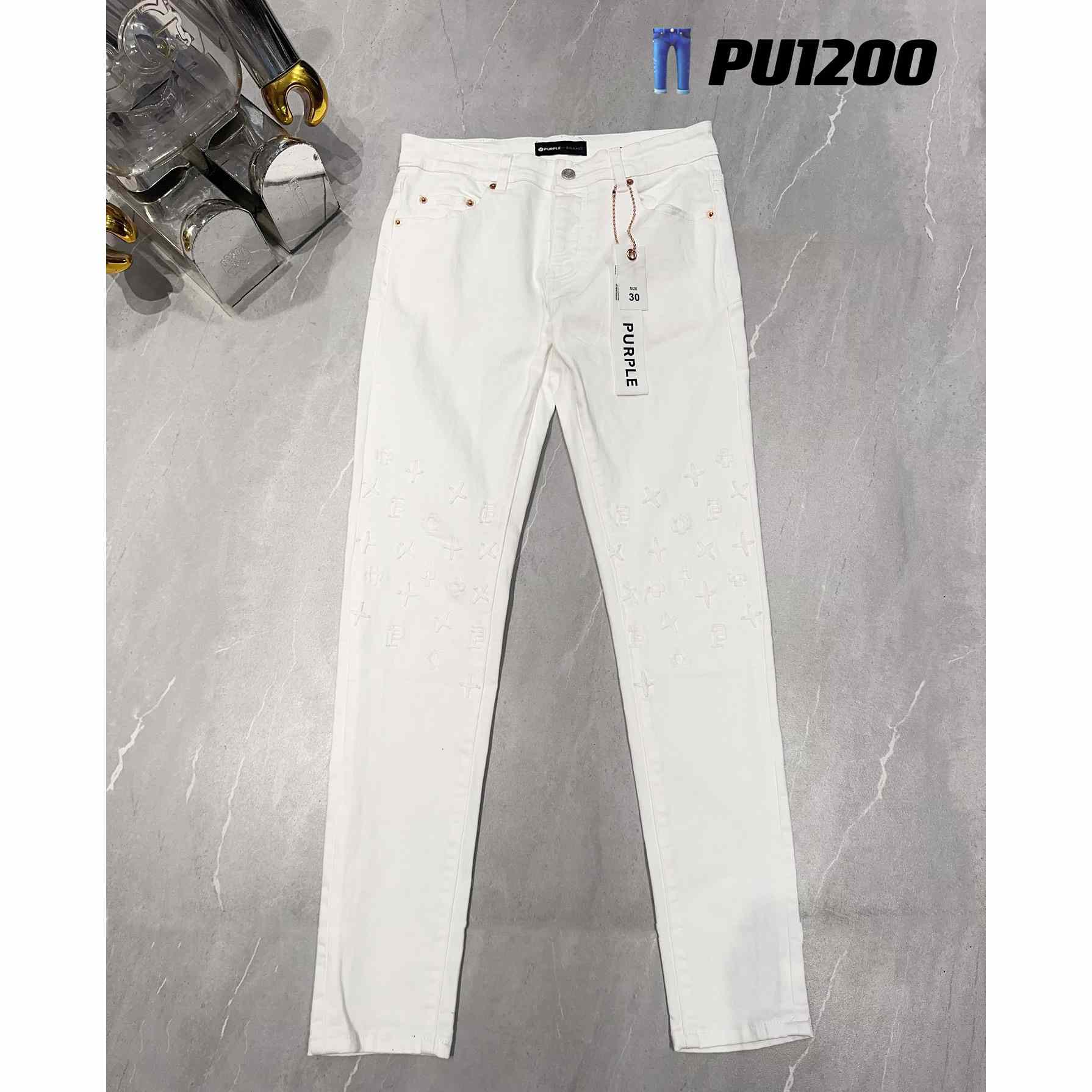Purple-Brand Jeans   PU1200 - DesignerGu