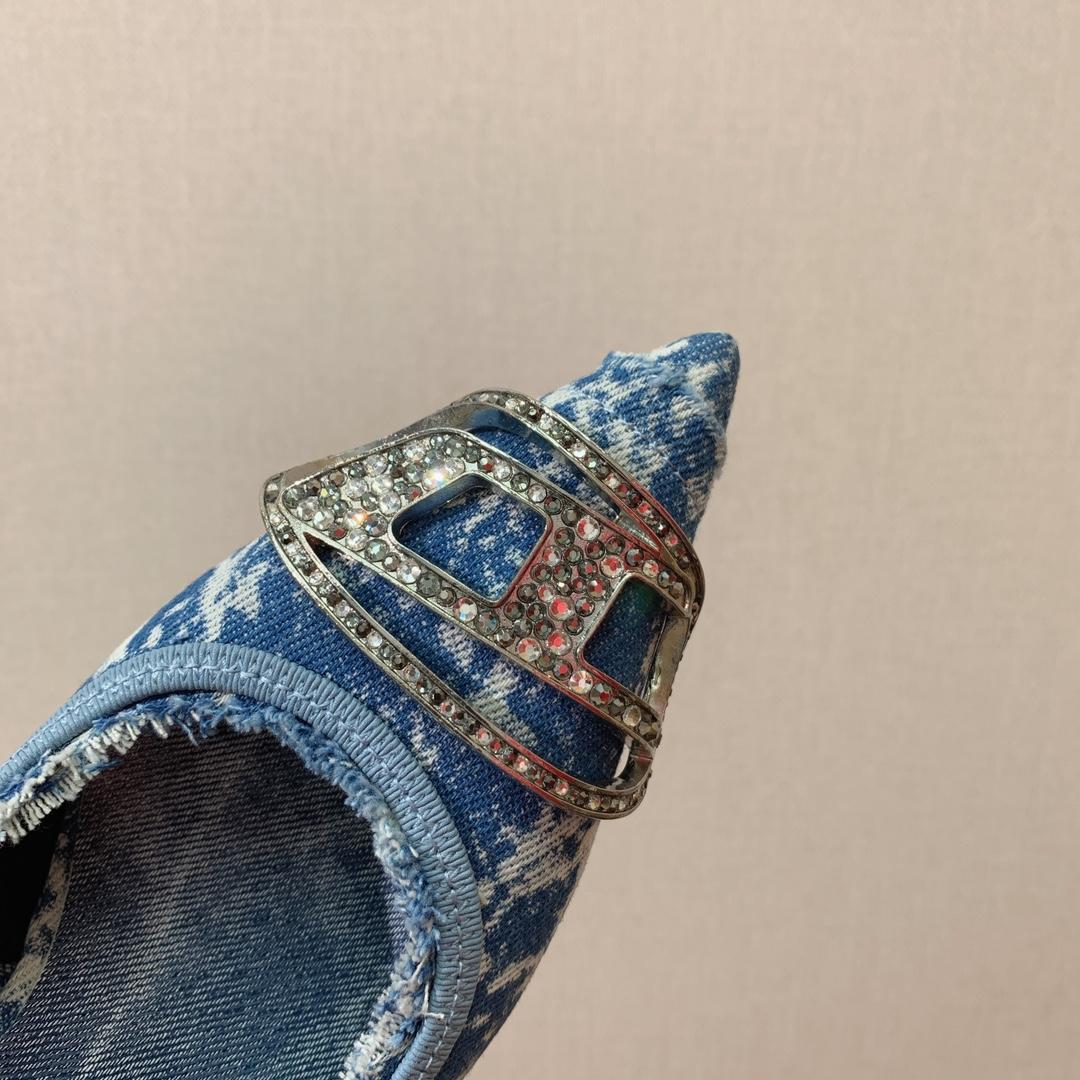 Diesel Blue D-Venus SB Heels - DesignerGu