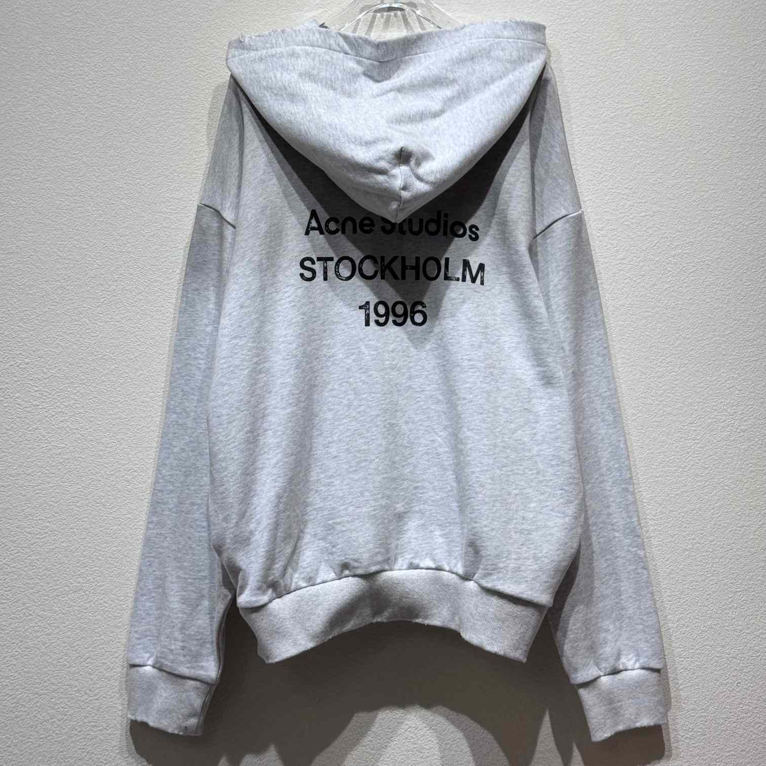 Acne Studios Logo Hooded Sweater - DesignerGu