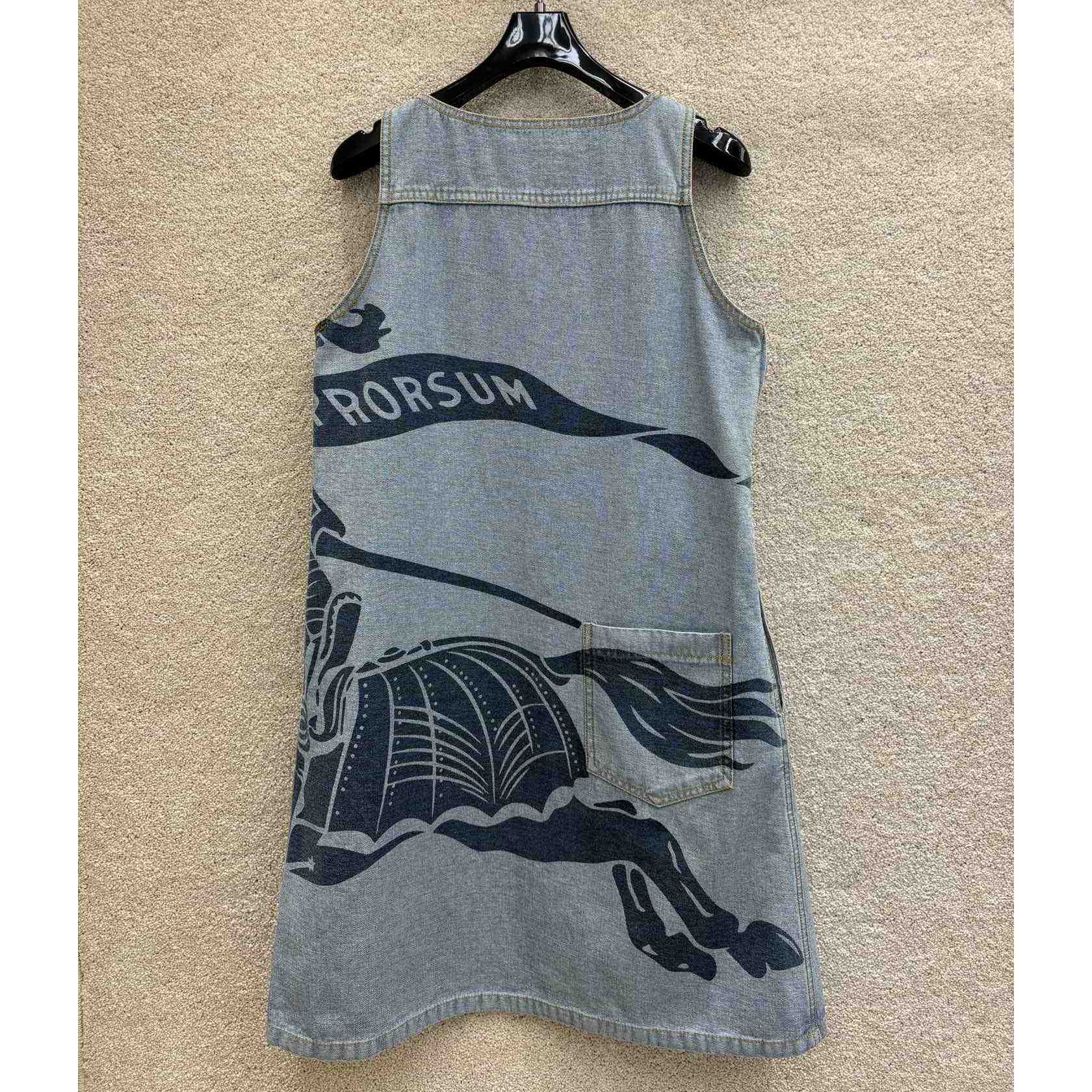 Burberry EKD Denim Dress - DesignerGu