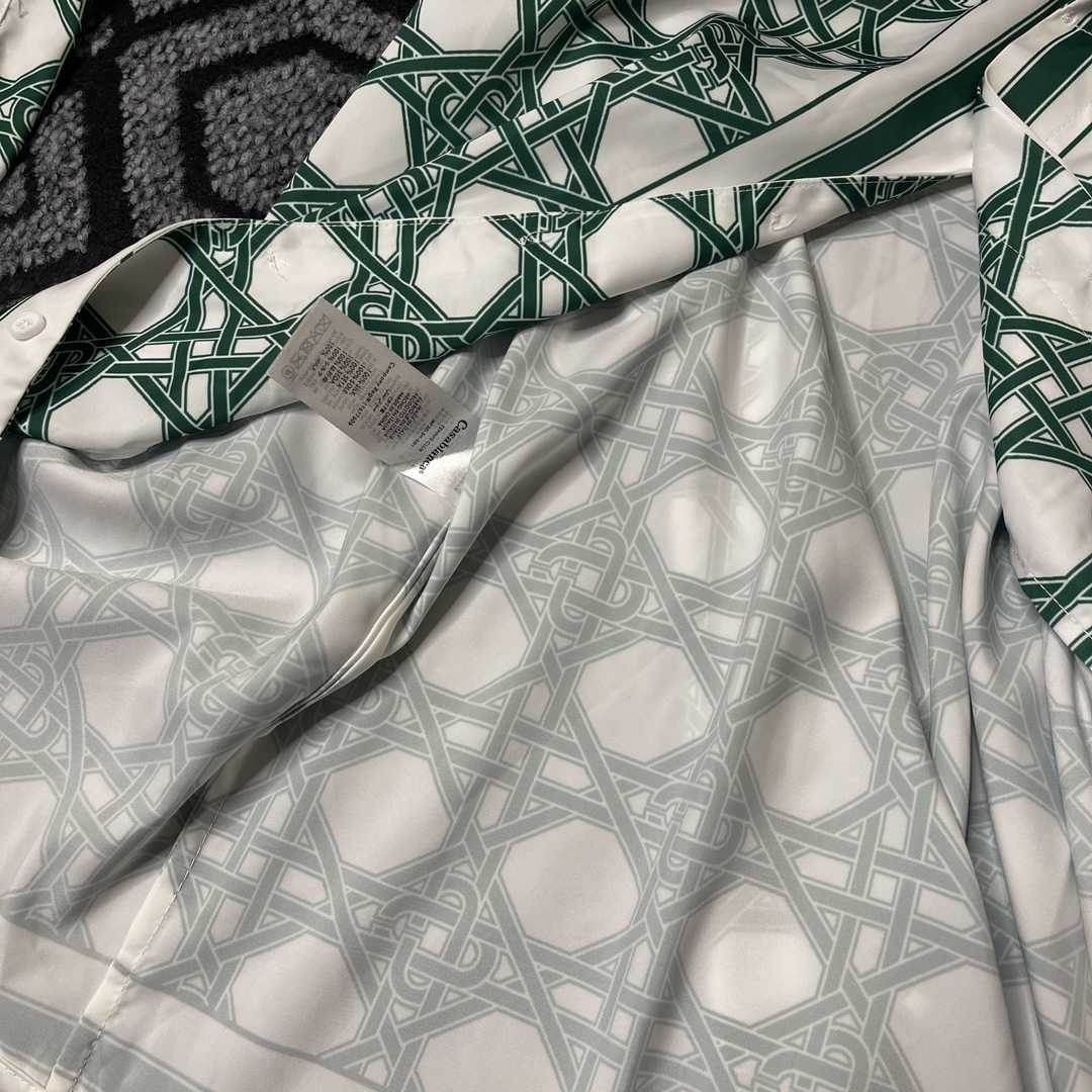 Casablanca Geometric-print Silk Shirt - DesignerGu