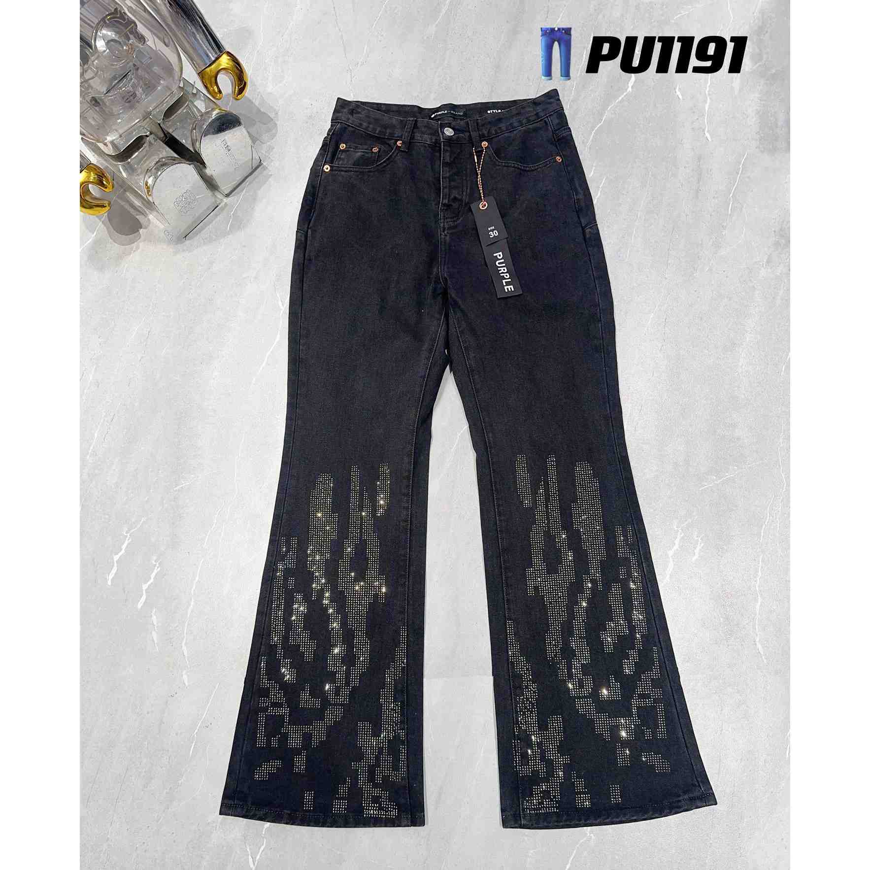 Purple-Brand Jeans   PU1191 - DesignerGu