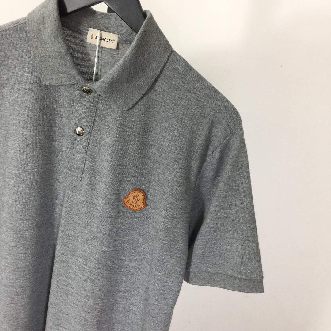 Moncler Logo Cotton Polo Shirt - DesignerGu