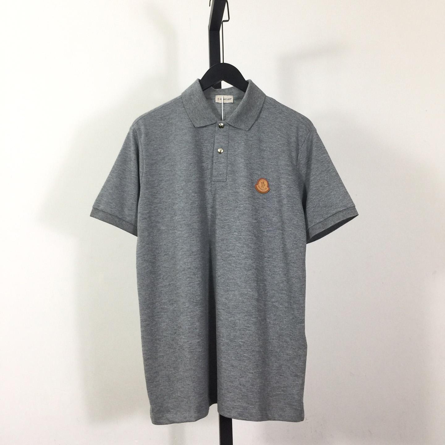 Moncler Logo Cotton Polo Shirt - DesignerGu