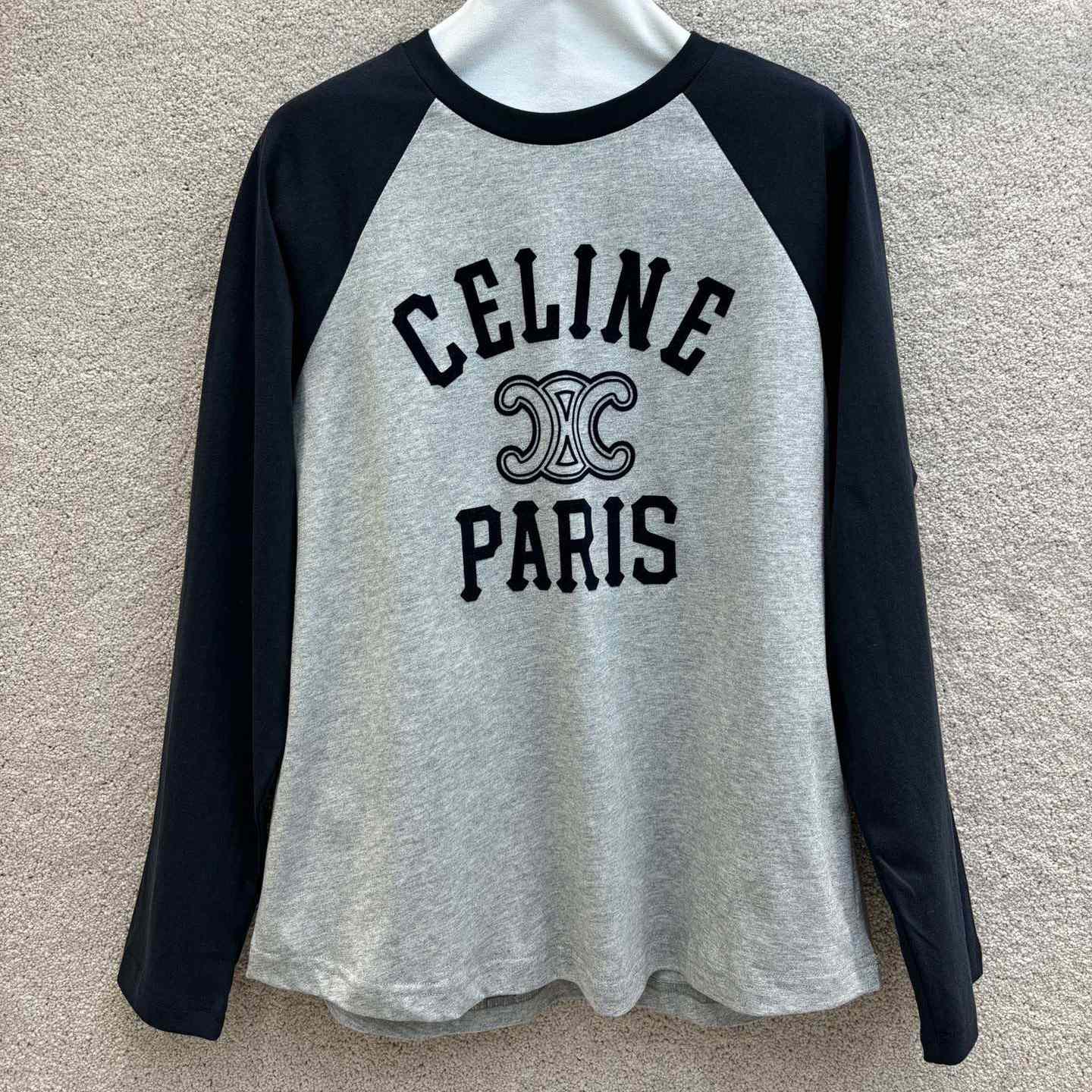 Celine PARIS T-SHIRT IN COTTON JERSEY Paris T-shirt In Cotton - DesignerGu