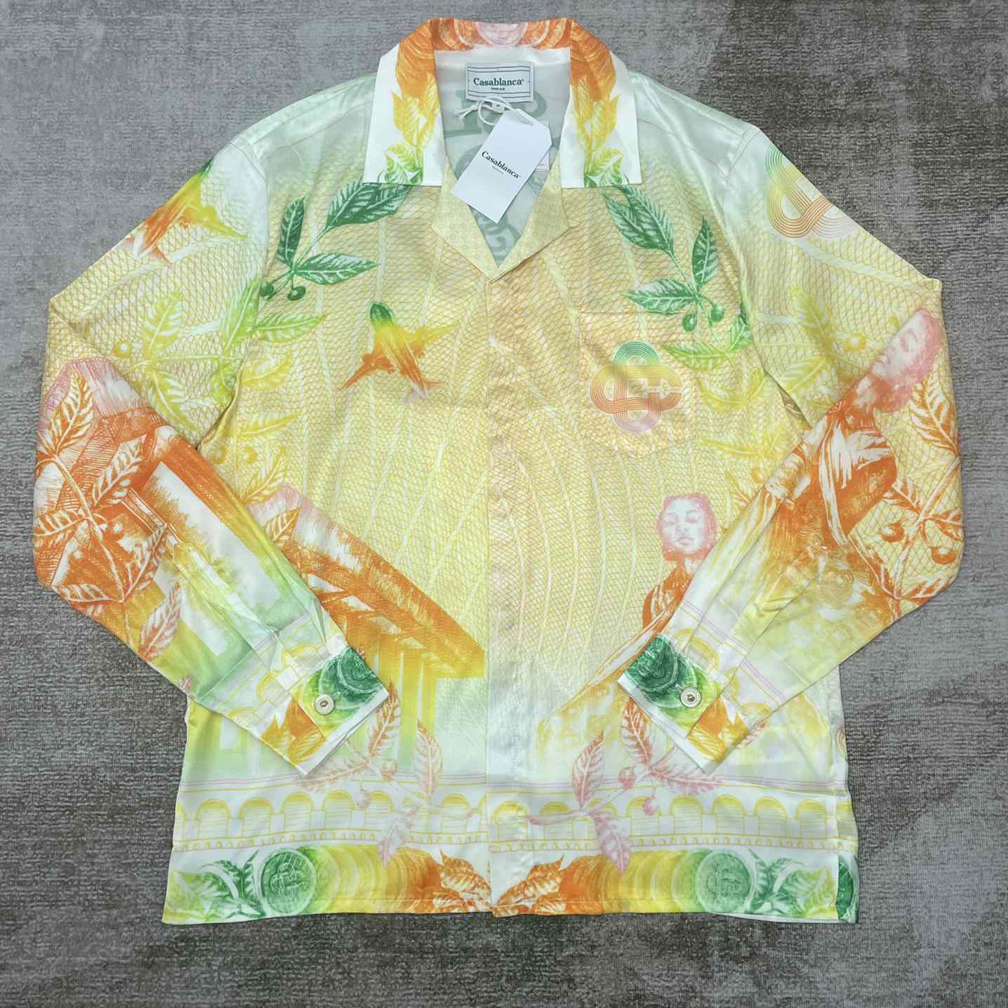 Casablanca La Monnaie Silk Shirt    CA3472 - DesignerGu