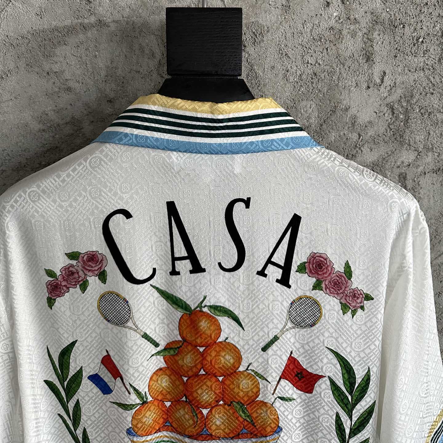 Casablanca Casa Way Shirt With Monogram - DesignerGu