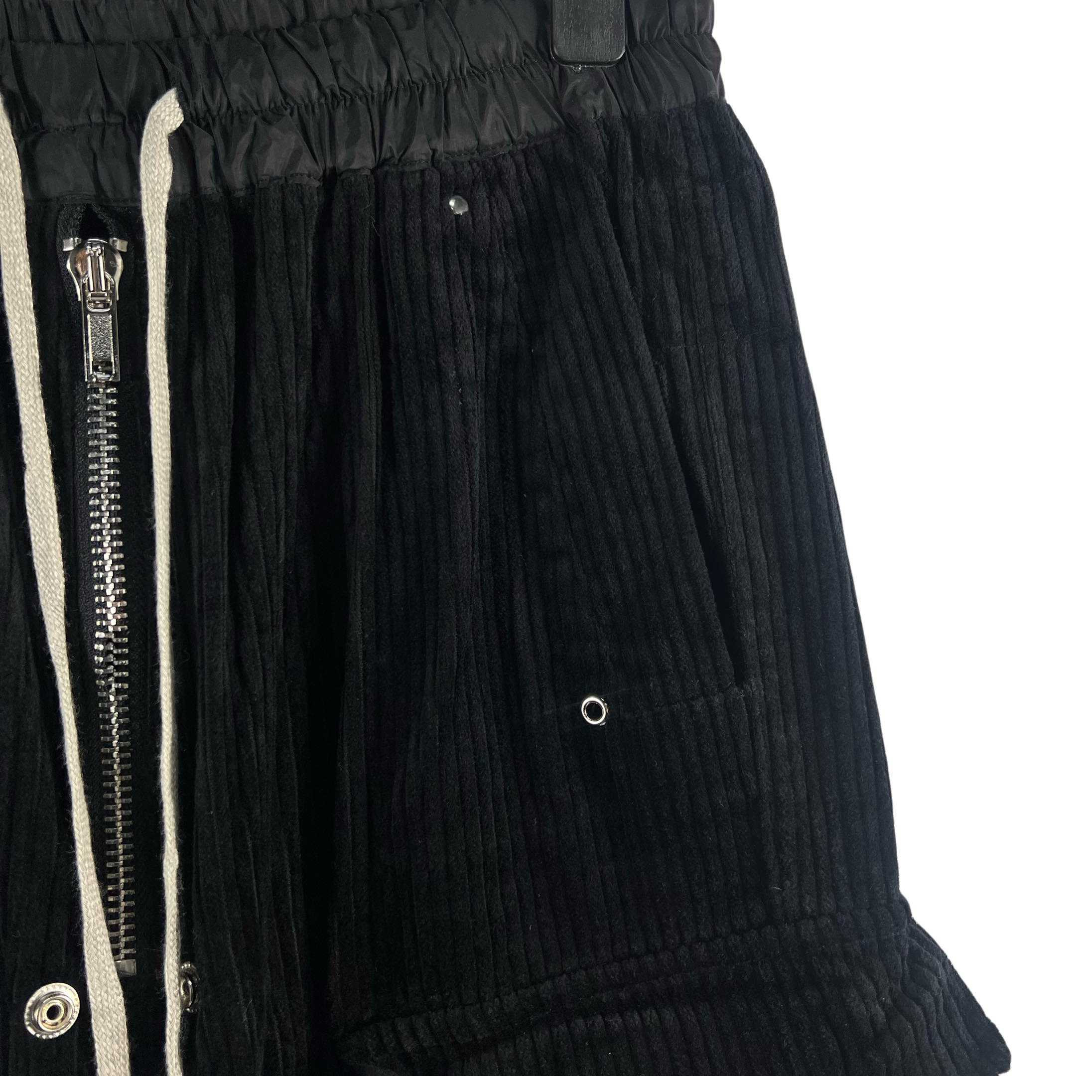 Rick Owens Black Double Jumbo Belas Cargo Pants - DesignerGu