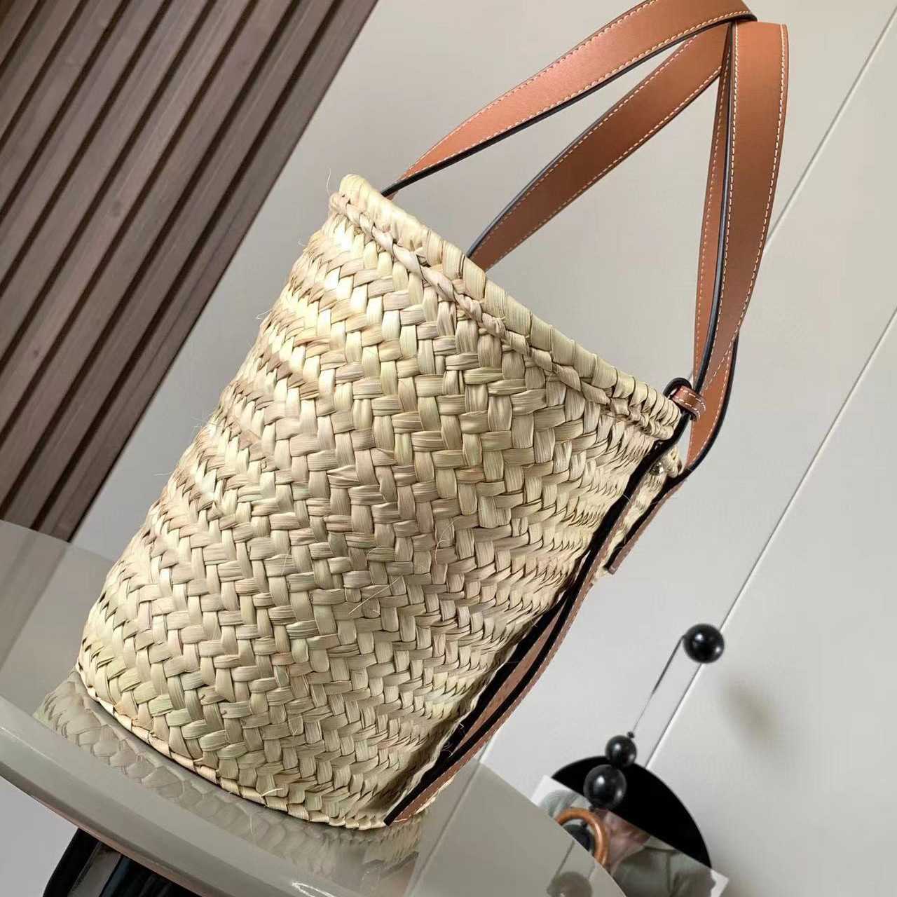 Loewe Basket Bag (47-28-25CM) - DesignerGu