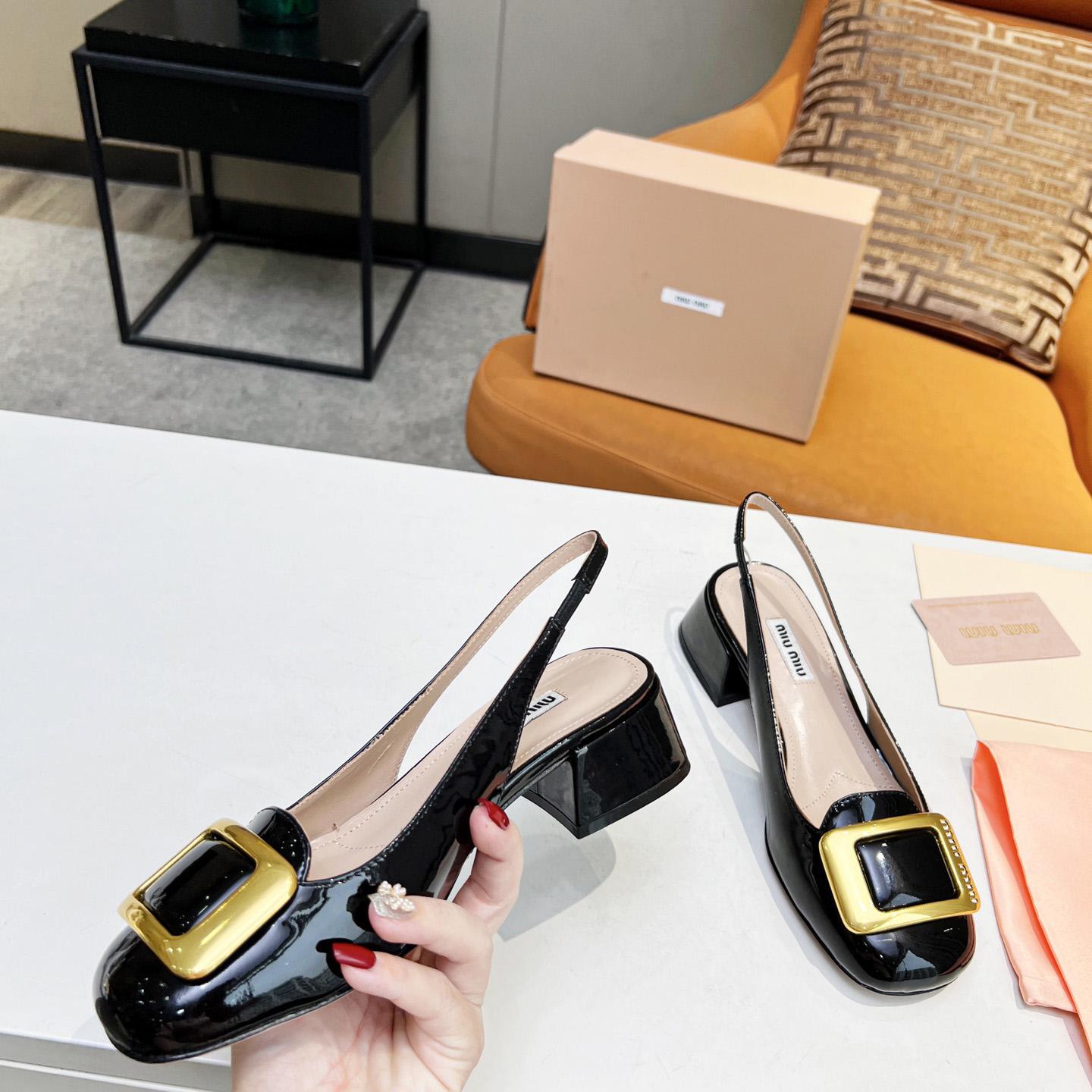 Miu Miu Patent Leather Pumps - DesignerGu