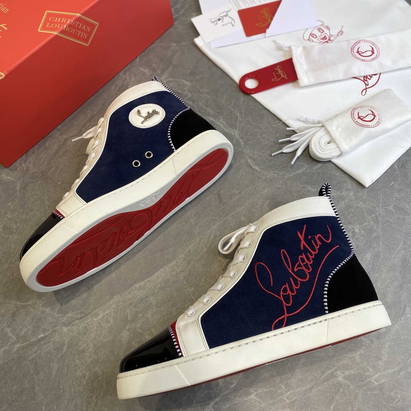 Christian Louboutin High-top Sneakers  - DesignerGu