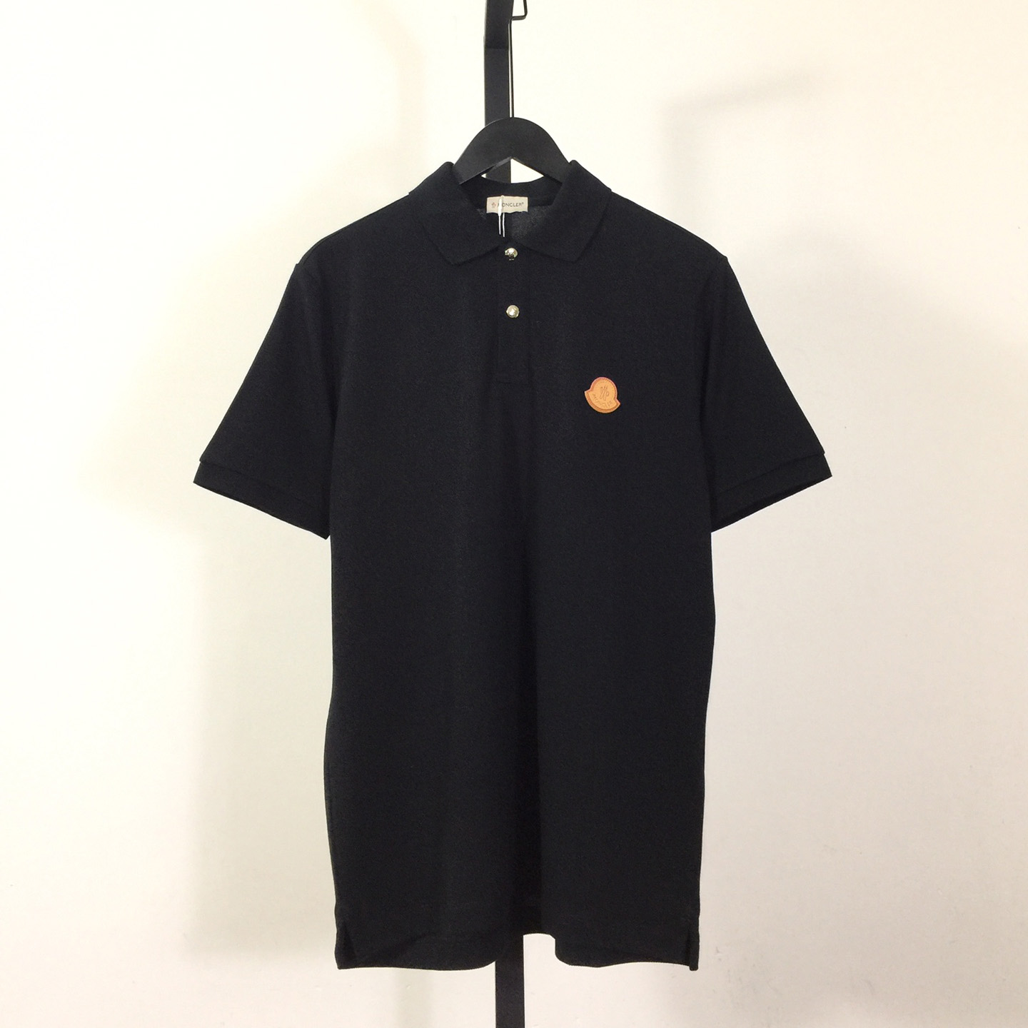 Moncler Logo Cotton Polo Shirt - DesignerGu