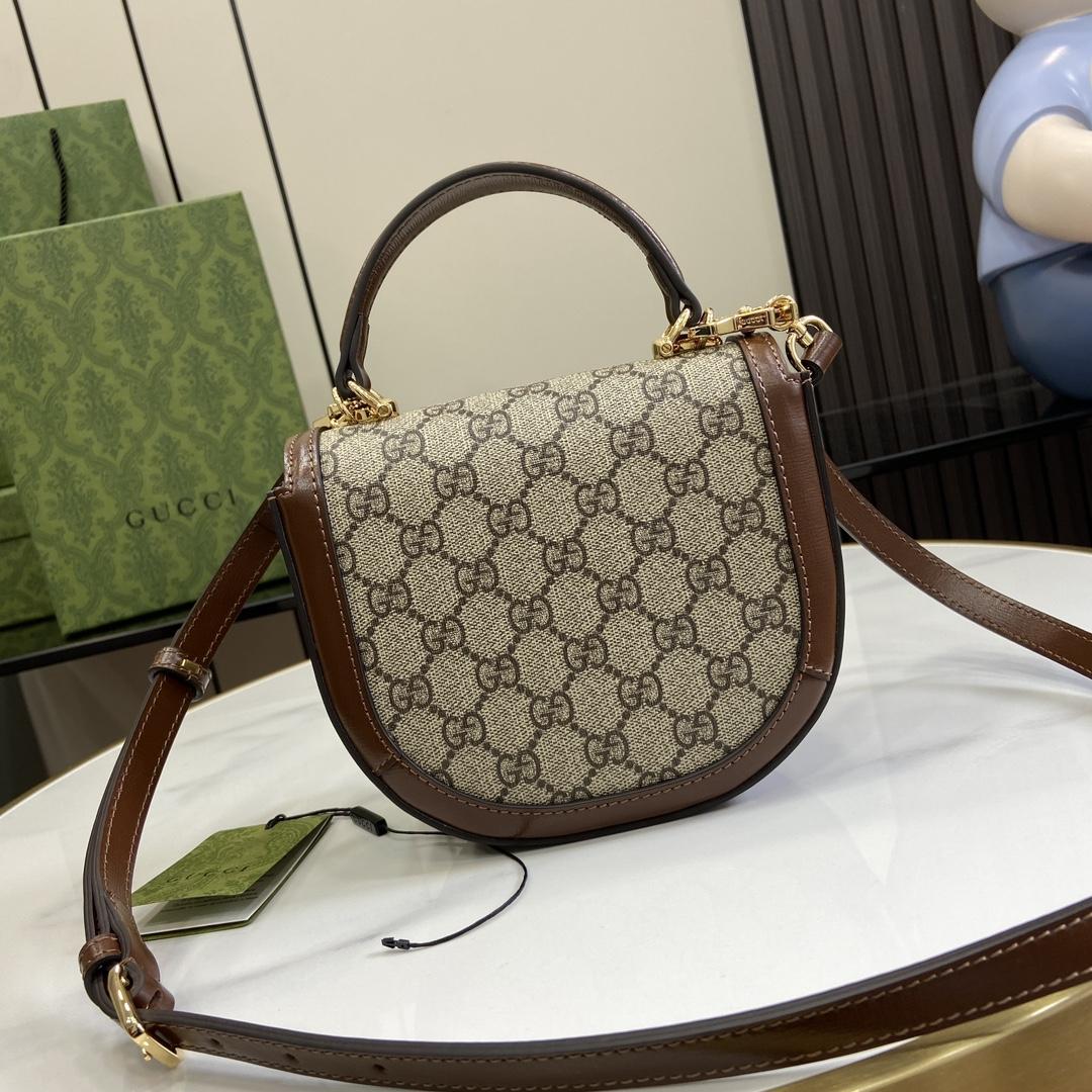 Gucci Horsebit 1955 Mini Top Handle Bag - DesignerGu