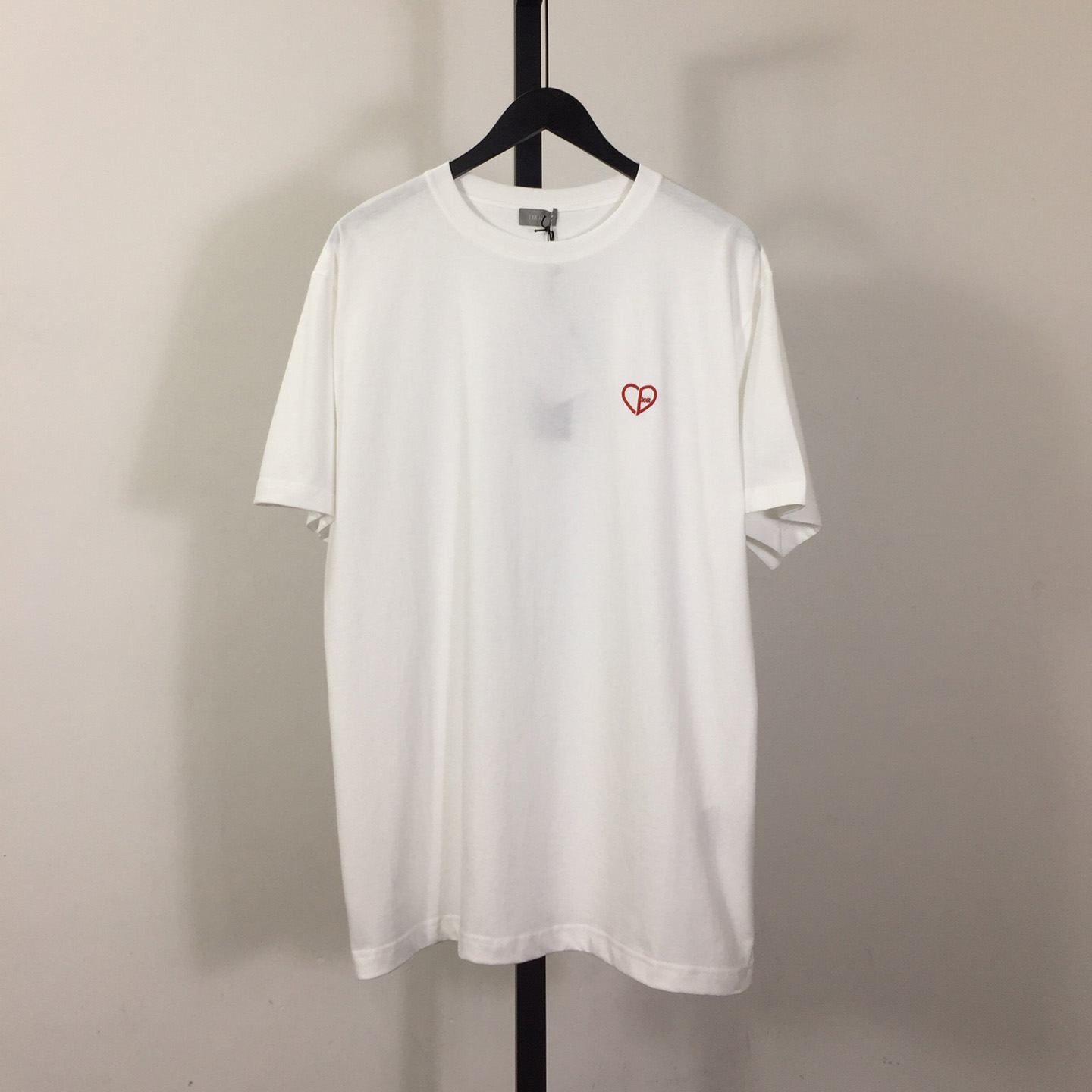 Dior CD Heart Relaxed-Fit T-Shirt - DesignerGu