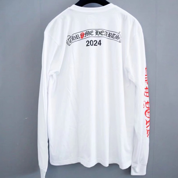 Chrome Hearts Logo Long Sleeve T-Shirt - DesignerGu