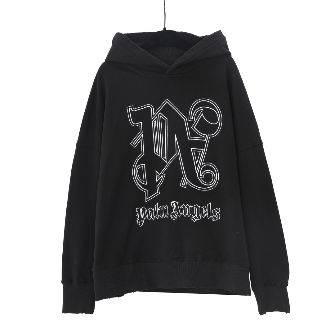 Palm Angels Monogram Statement Hoody - DesignerGu