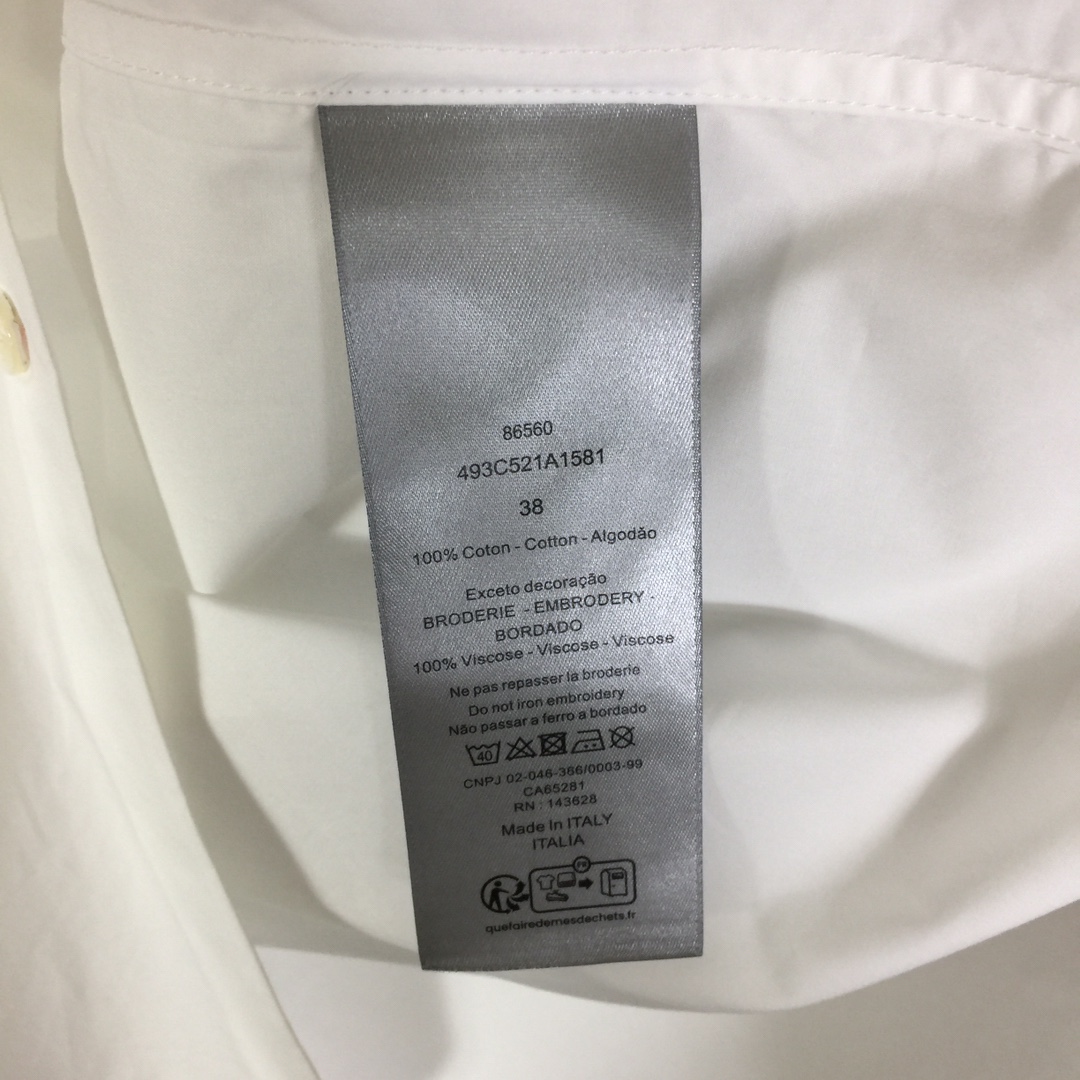 Dior Handwritten Christian Dior 1947 Shirt - DesignerGu