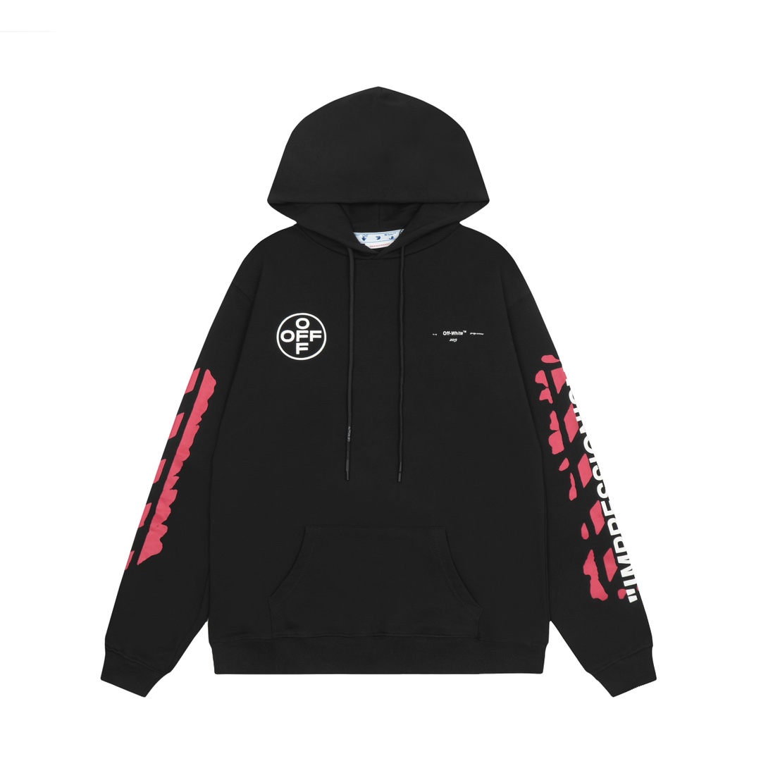 Off-White C/O Virgil Abloh Printed Cotton Hoodie - DesignerGu