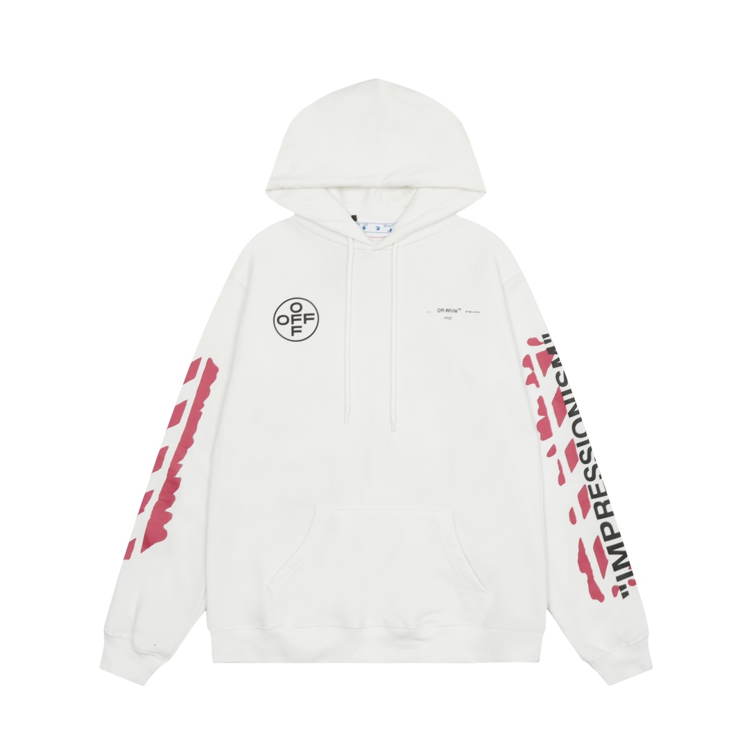 Off-White C/O Virgil Abloh Printed Cotton Hoodie - DesignerGu