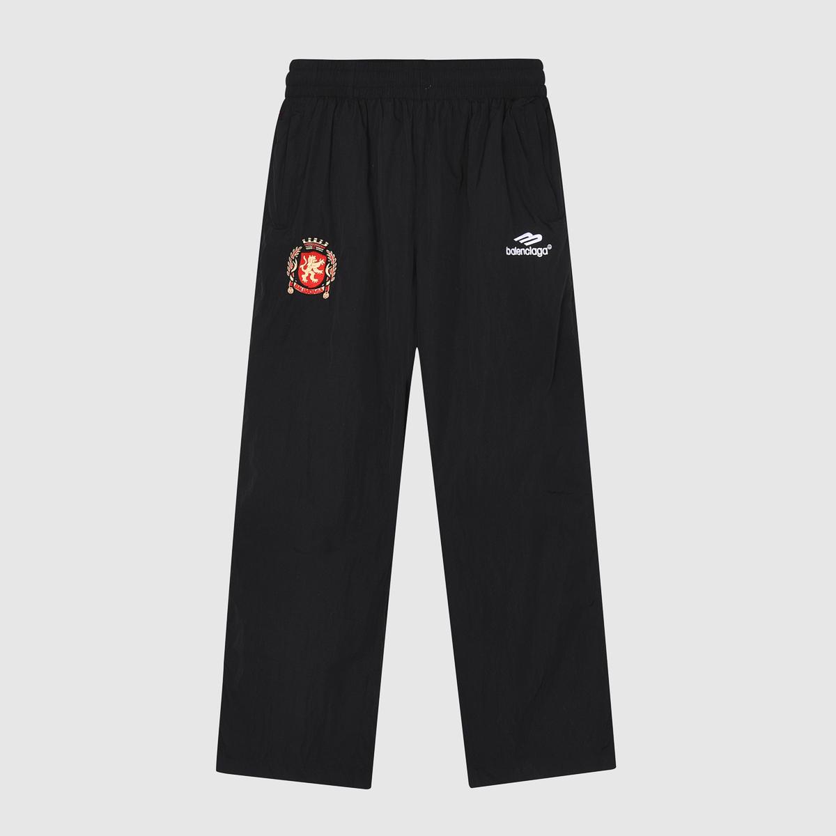 Balenciaga Soccer Tracksuit Pants In Black - DesignerGu