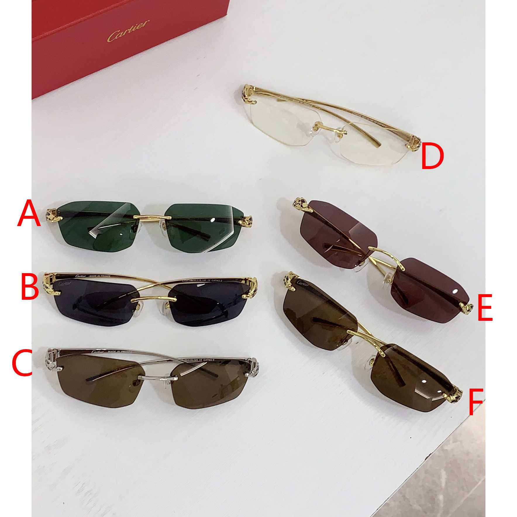 Cartier Geometric-frame Sunglasses   CT0474S - DesignerGu