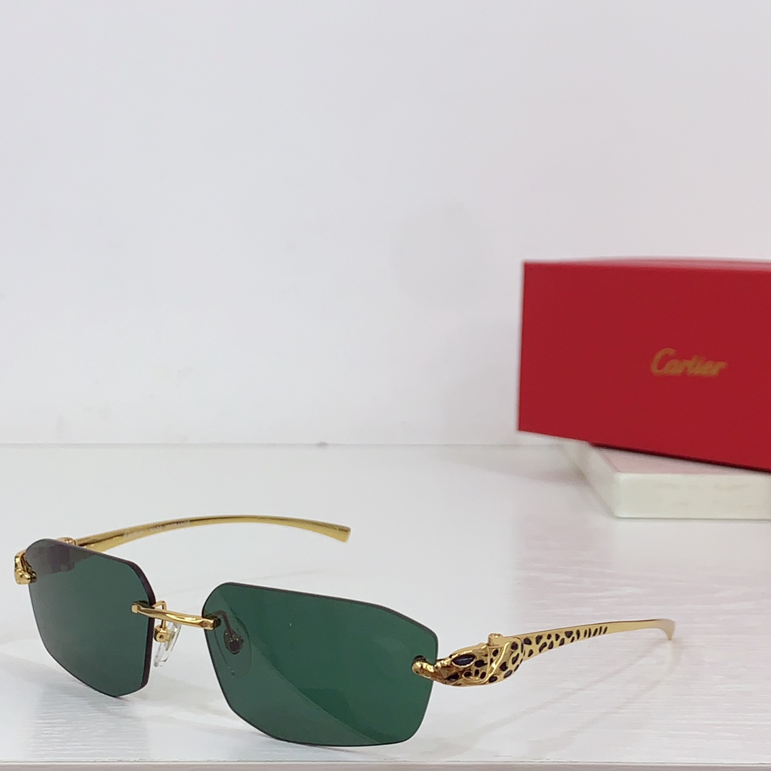 Cartier Geometric-frame Sunglasses   CT0474S - DesignerGu