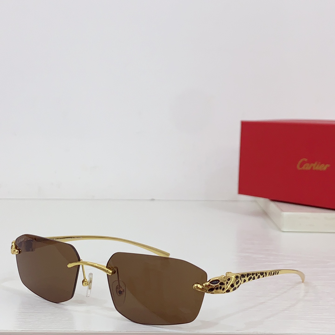 Cartier Geometric-frame Sunglasses   CT0474S - DesignerGu