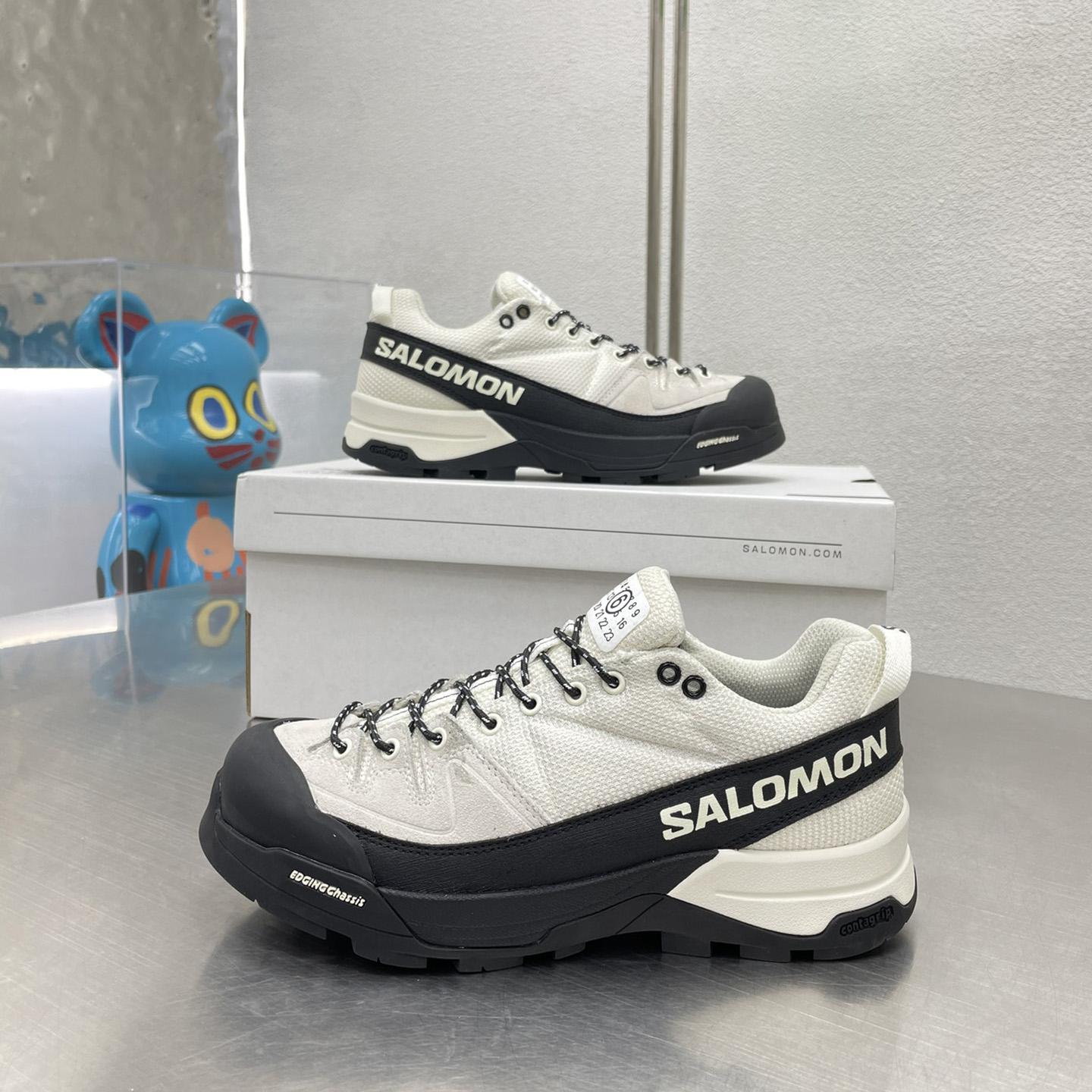 Maison Margiela Black Off- Salomon Edition X-Alpages Sneakers - DesignerGu