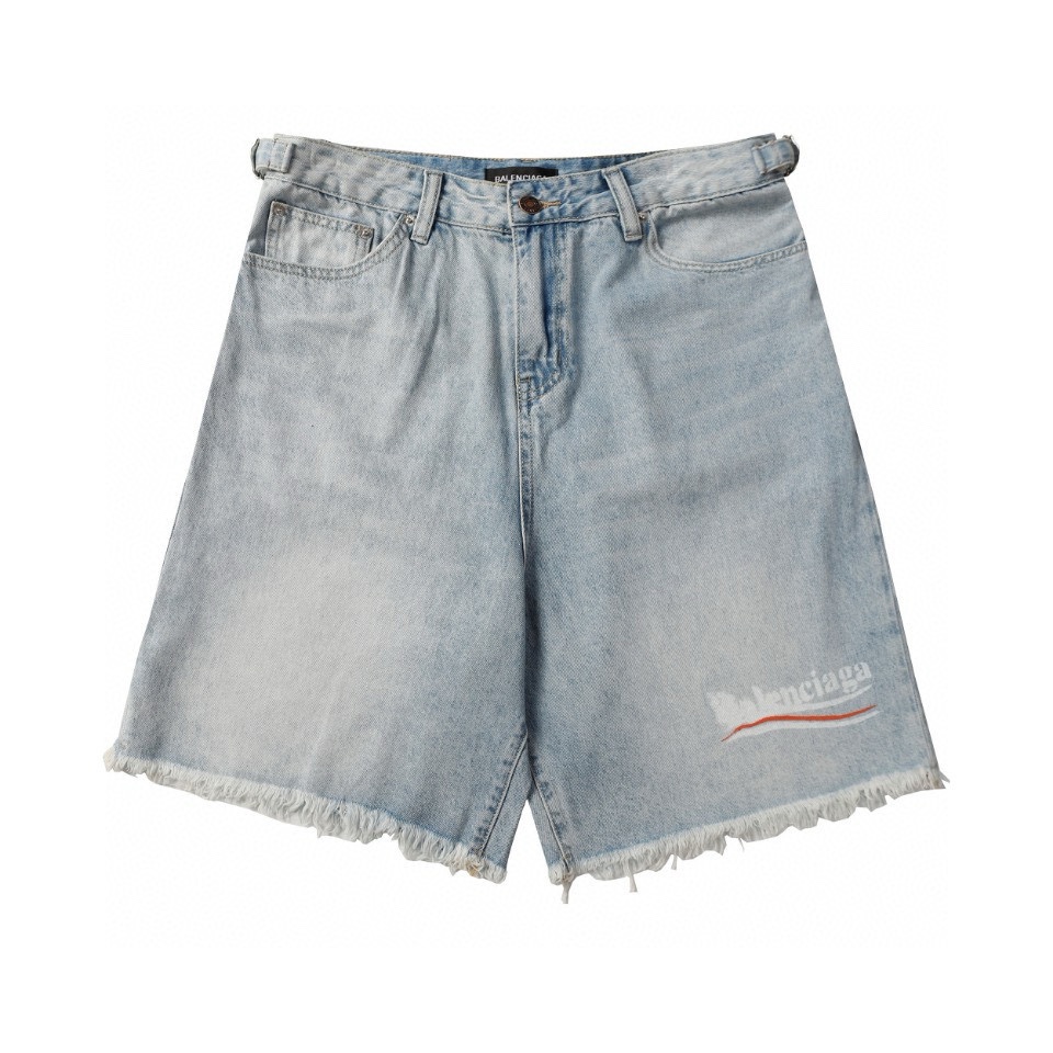 Balenciaga Denim Shorts - DesignerGu