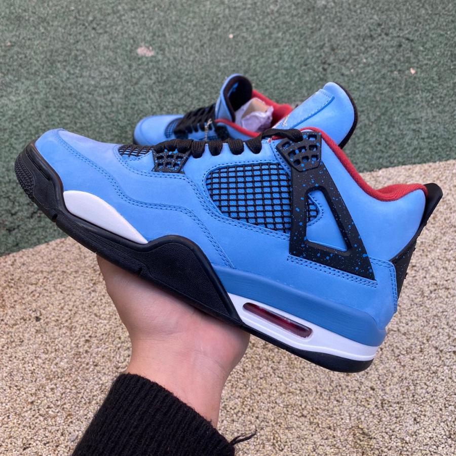 Air Jordan 4 x Travis Scott Cactus Sneaker  308497-406 - DesignerGu