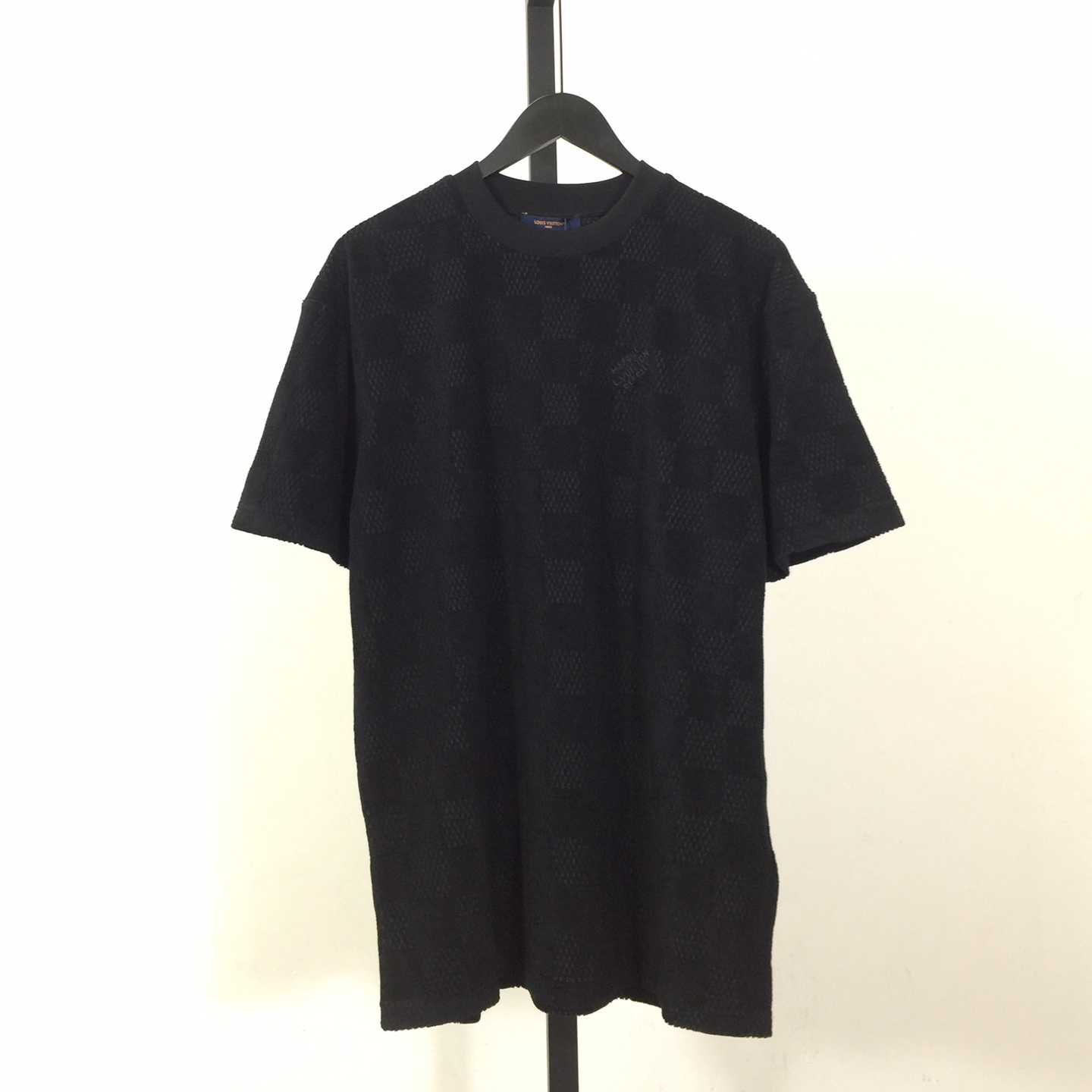 Louis Vuitton Damier French Terry Cotton T-Shirt   1AFRBK - DesignerGu