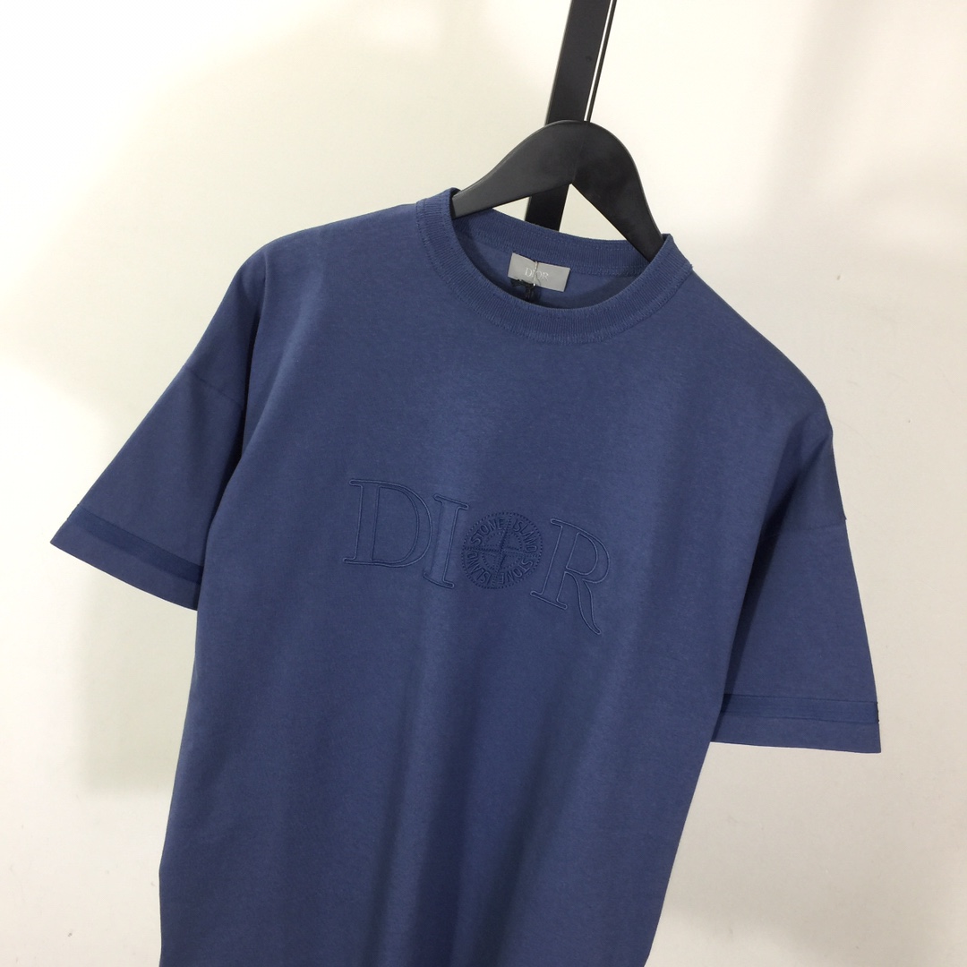 Dior And Stone Island  T-Shirt, Oversized Fit  - DesignerGu