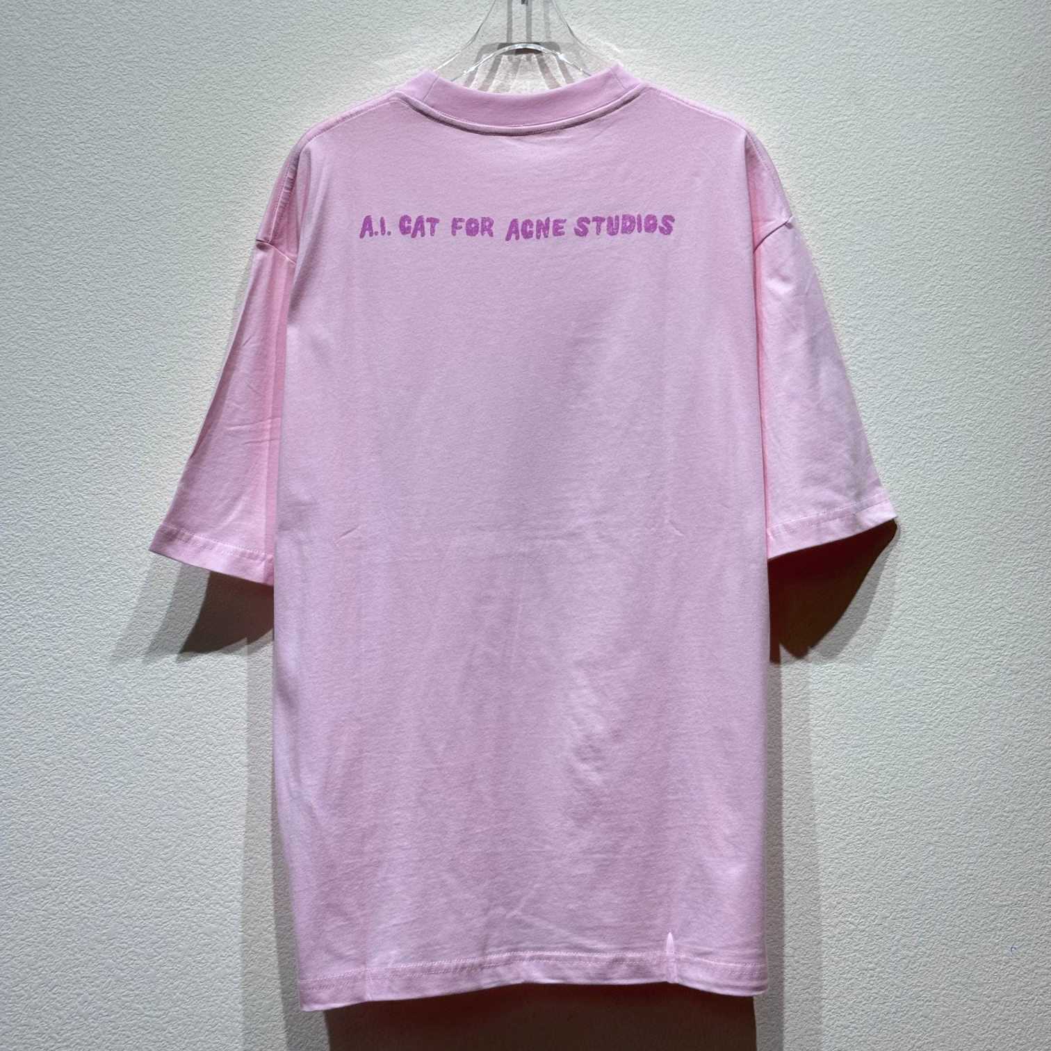 Acne Studios Cat Logo Tee - DesignerGu