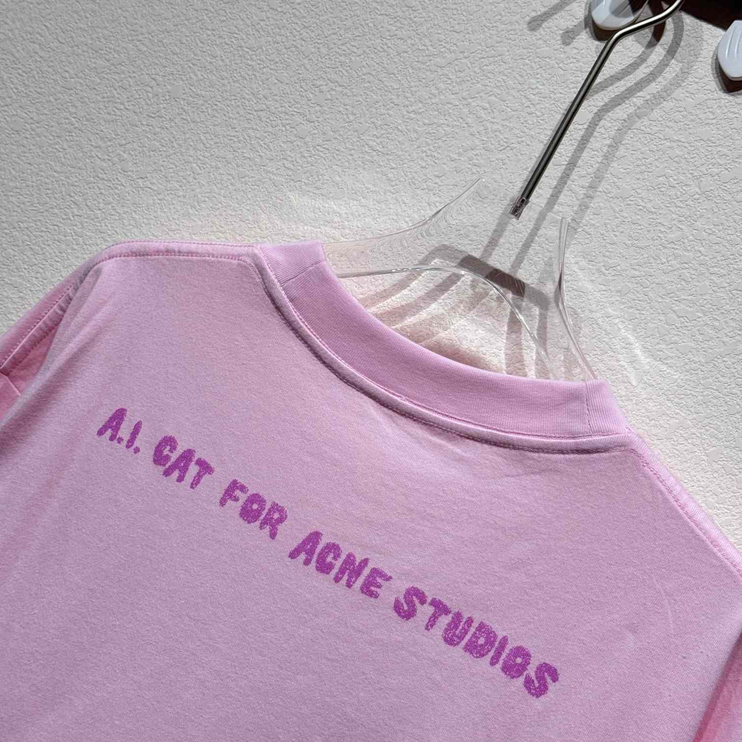 Acne Studios Cat Logo Tee - DesignerGu