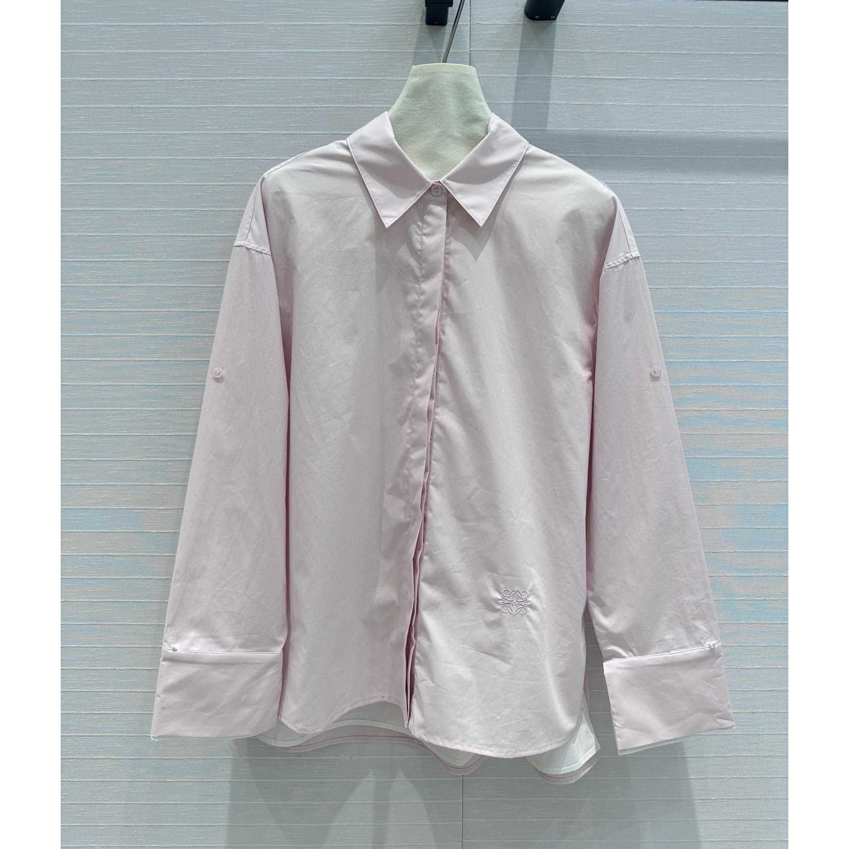 Loewe Turn-up shirt In Cotton - DesignerGu