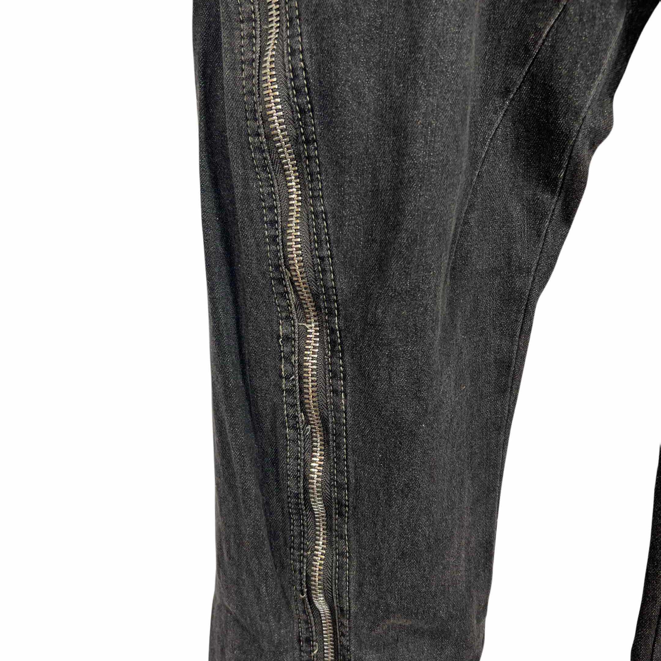 Rick Owens Zip-Detail Bolan Banana Slim Jeans - DesignerGu