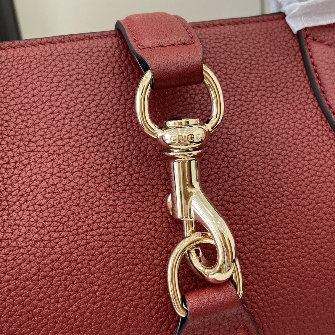 Gucci Medium Tote Bag With Hook Closure - DesignerGu